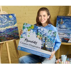 Peinture au numéro : Mélanges de vins - toile tendue sur châssis - Figured'Art