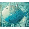 Peinture au numéro : Poisson artistique - sans châssis en bois - Figured'Art