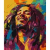 Peinture au numéro : Street Art Reggae - toile tendue sur châssis - Figured'Art