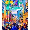 Peinture au numéro : Tokyo Harajuku - sans châssis en bois - Figured'Art