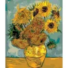 Peinture au numéro : Van gogh - tournesols - toile tendue sur châssis - Figured'Art
