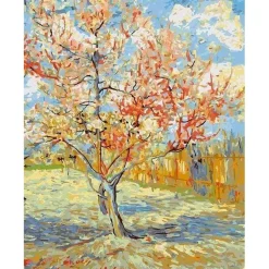 Peinture au numéro : Van Gogh Pecher - toile tendue sur châssis - Figured'Art