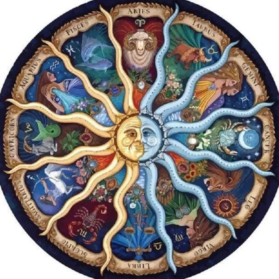 Peinture au numéro : Zodiaque - sans châssis en bois - Figured'Art