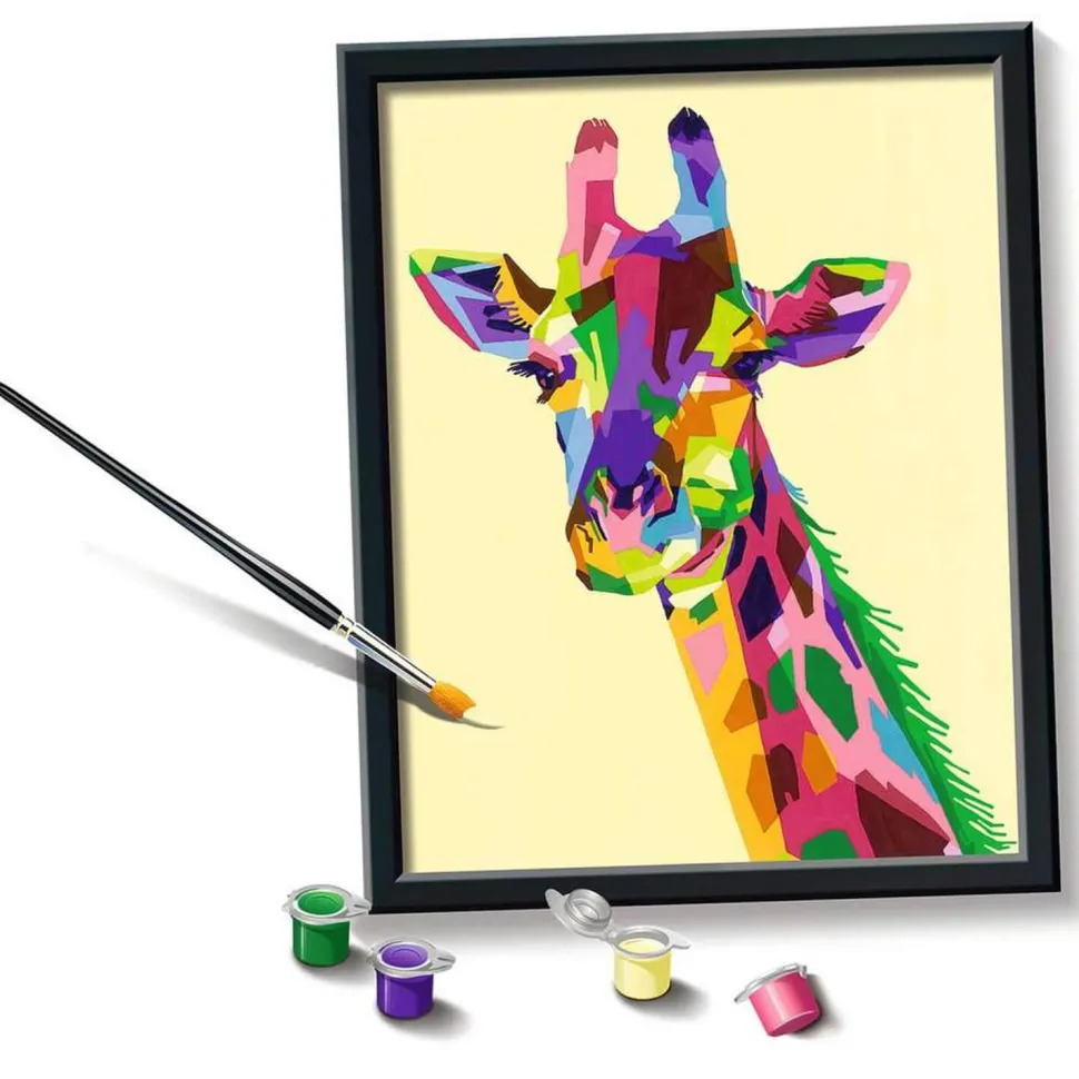 Peinture au numéro adulte : CreArt Girafe - Ravensburger