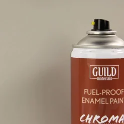 Peinture Chroma Matt Enamel (Résistant Carburant) Gris Clair - Light Grey (400ml Aerosol) - Guild Ma - Guild Materials