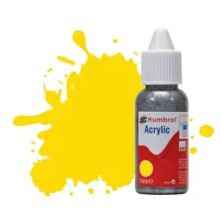 Peinture N°69 Jaune - Brillant : Acrylique : 14 ml - Humbrol