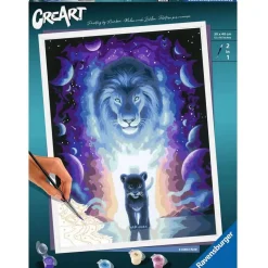 Peinture par numéros CréArt : Lion - Ravensburger