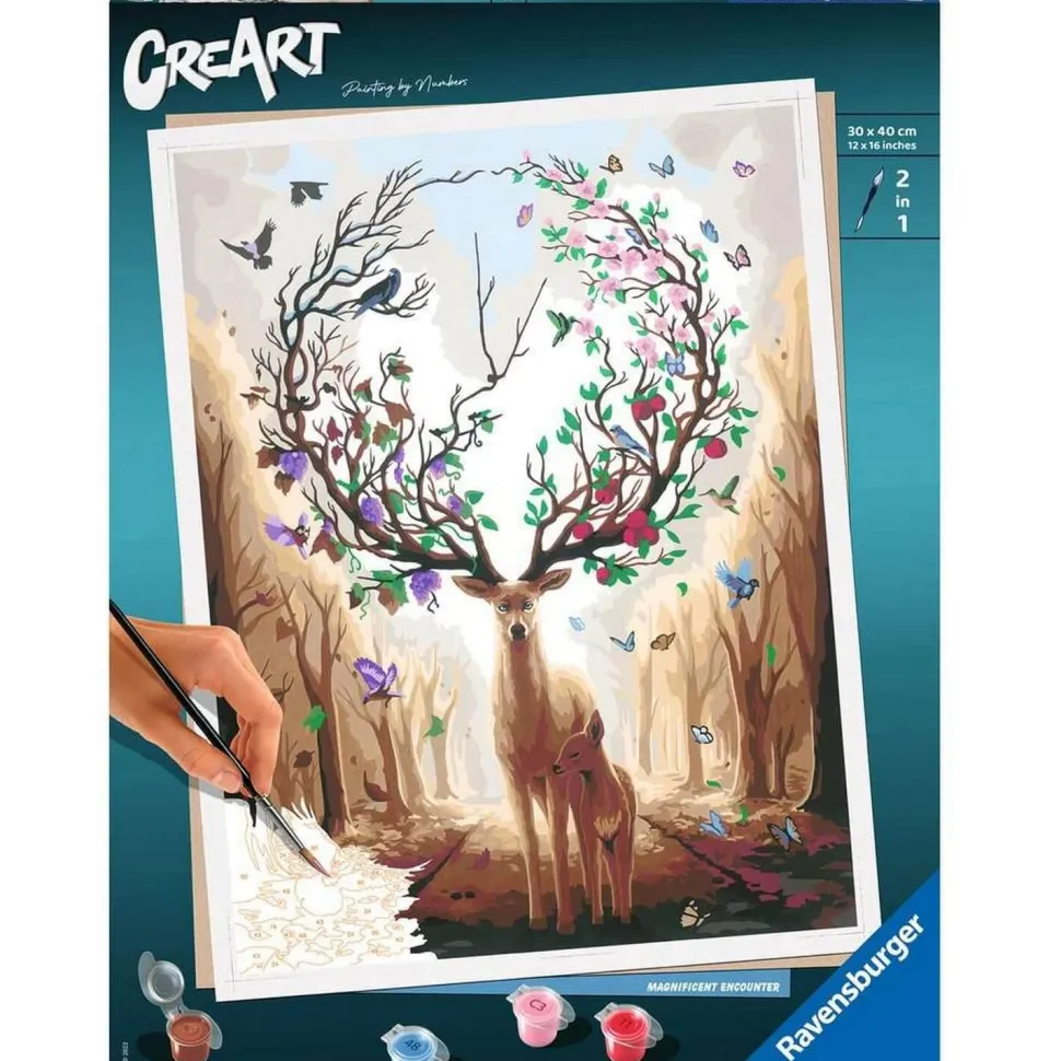 Peinture par numéros CréArt : cerf magique - Ravensburger