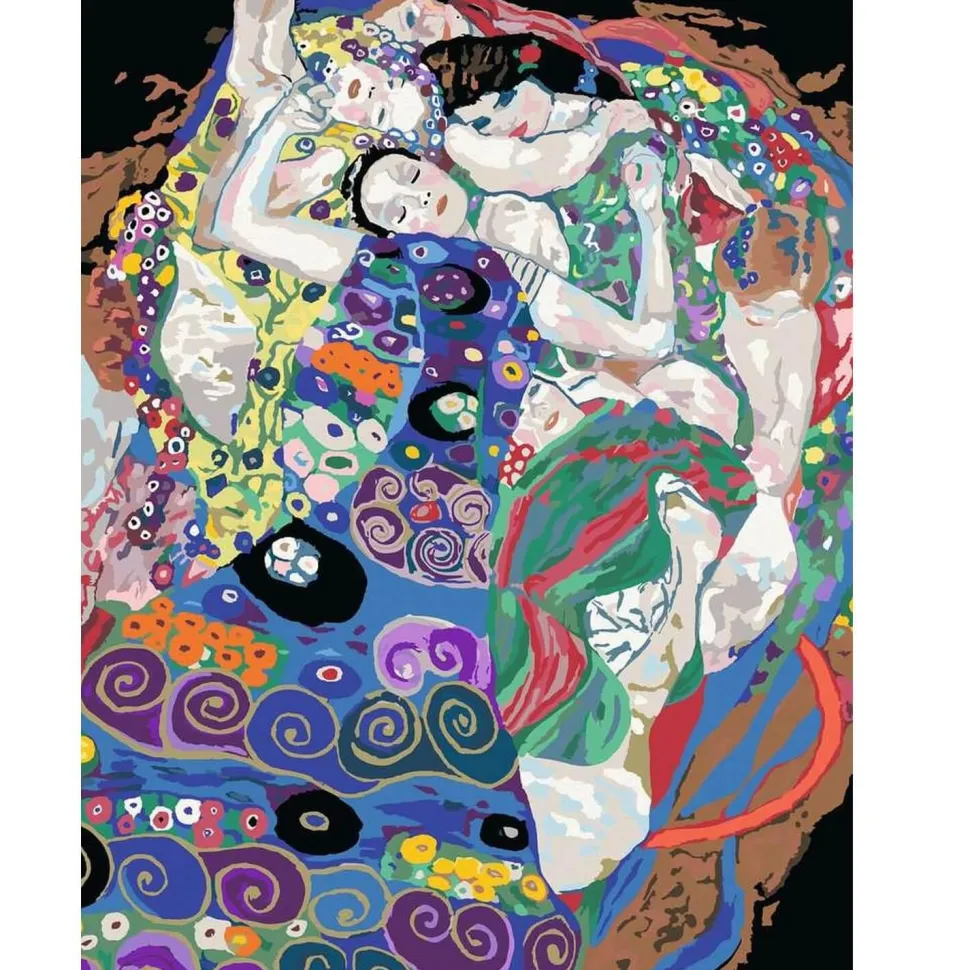 Peinture par numéros CréArt - Art collection : Les Vierges (Klimt) - Ravensburger