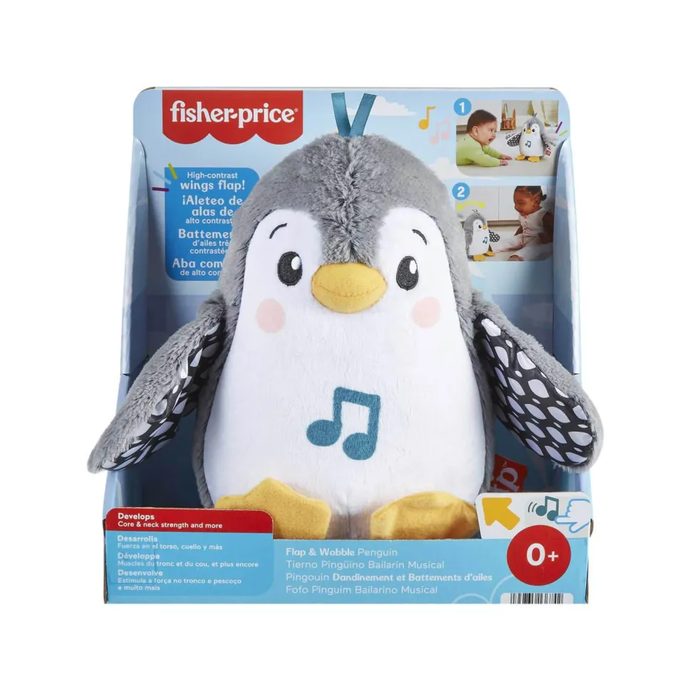 Peluche musicale Mon Pingouin D'Eveil - Fisher-Price