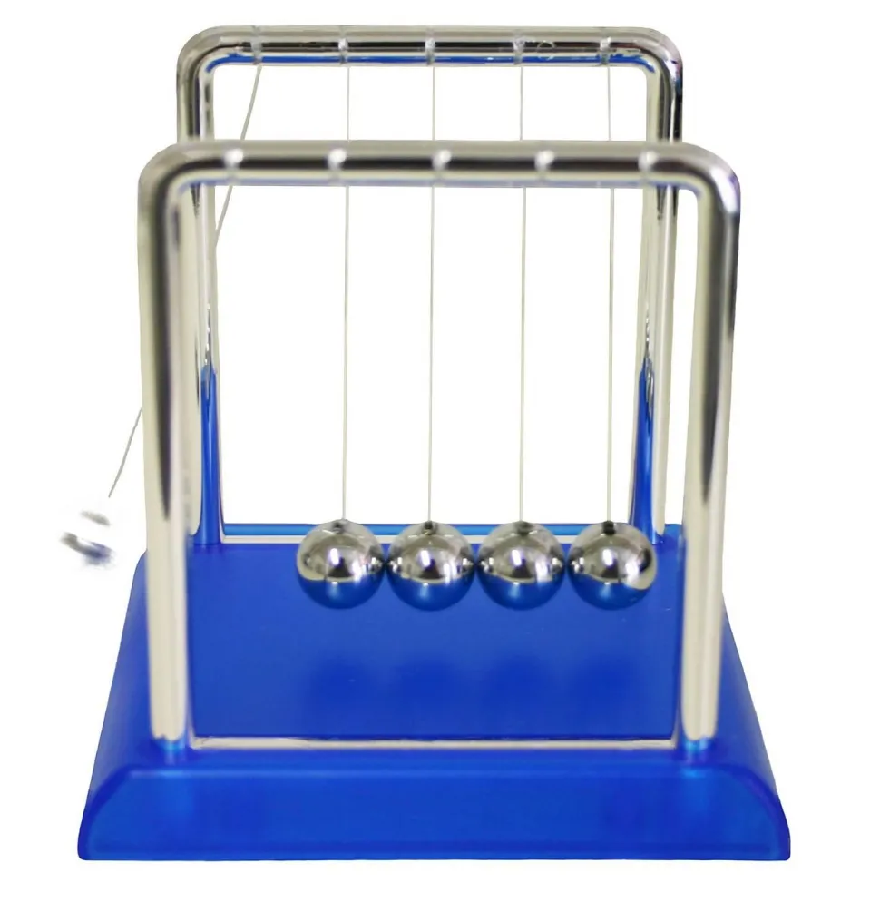 Pendule de Newton à 5 billes 9 x 10,5 x 10,5 cm - Eduplay