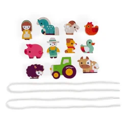 Perles à enfiler : Ferme - Janod