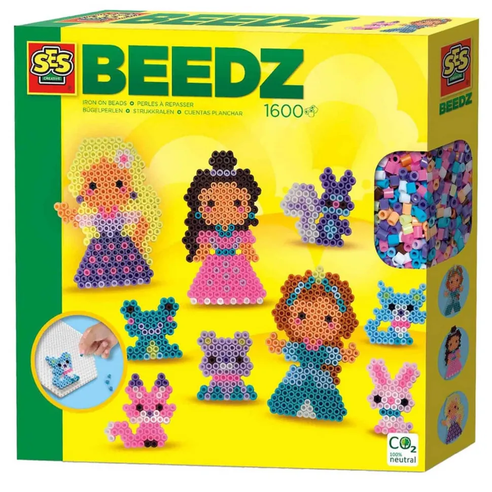 Perles à repasser : Princesses et animaux - SES Creative