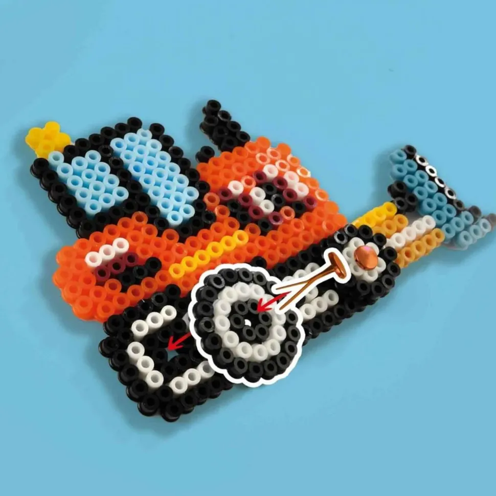 Perles à repasser - Véhicules de construction - SES Creative