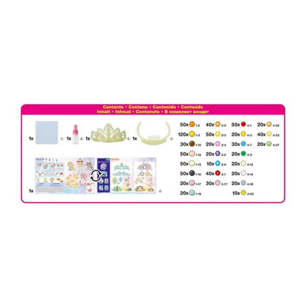 Perles Aquabeads : Le diadème des Princesses Disney - Aquabeads