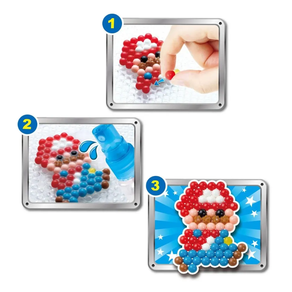 Perles Aquabeads : Le kit Super Mario - Aquabeads