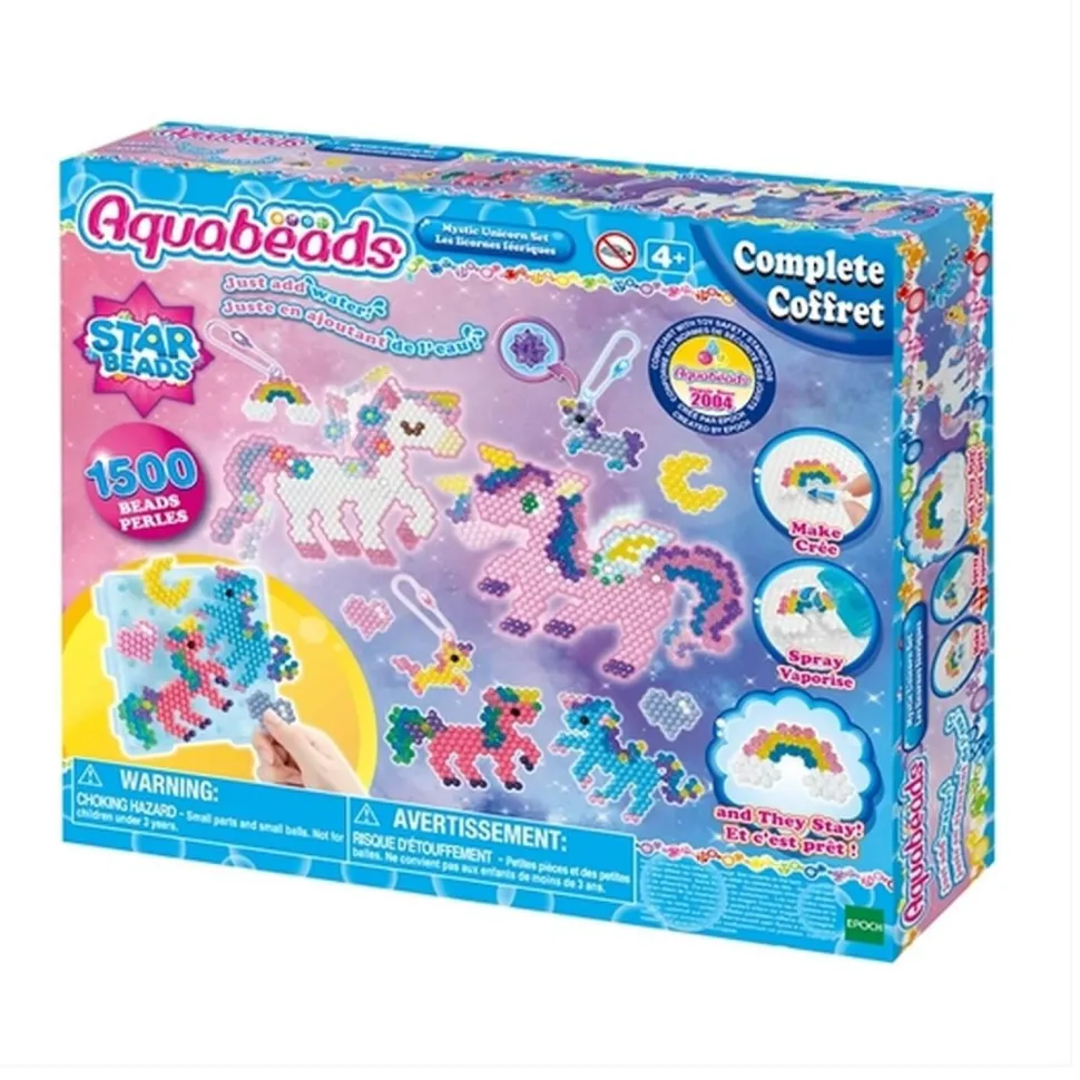 Perles Aquabeads : Les licornes féériques - Aquabeads