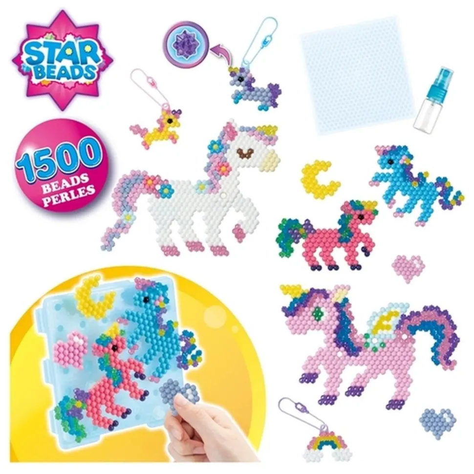 Perles Aquabeads : Les licornes féériques - Aquabeads