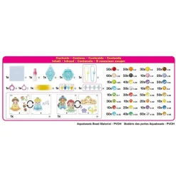 Perles Aquabeads : Mes accessoires de Princesses Disney - Aquabeads