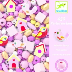 Perles bois : Oiseaux - Djeco