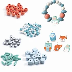 Perles bois : Petits animaux - Djeco
