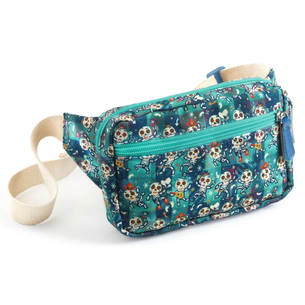 PETITE BAGAGERIE - LITTLE BIG ROOM : Sac banane - Squelettes - Djeco