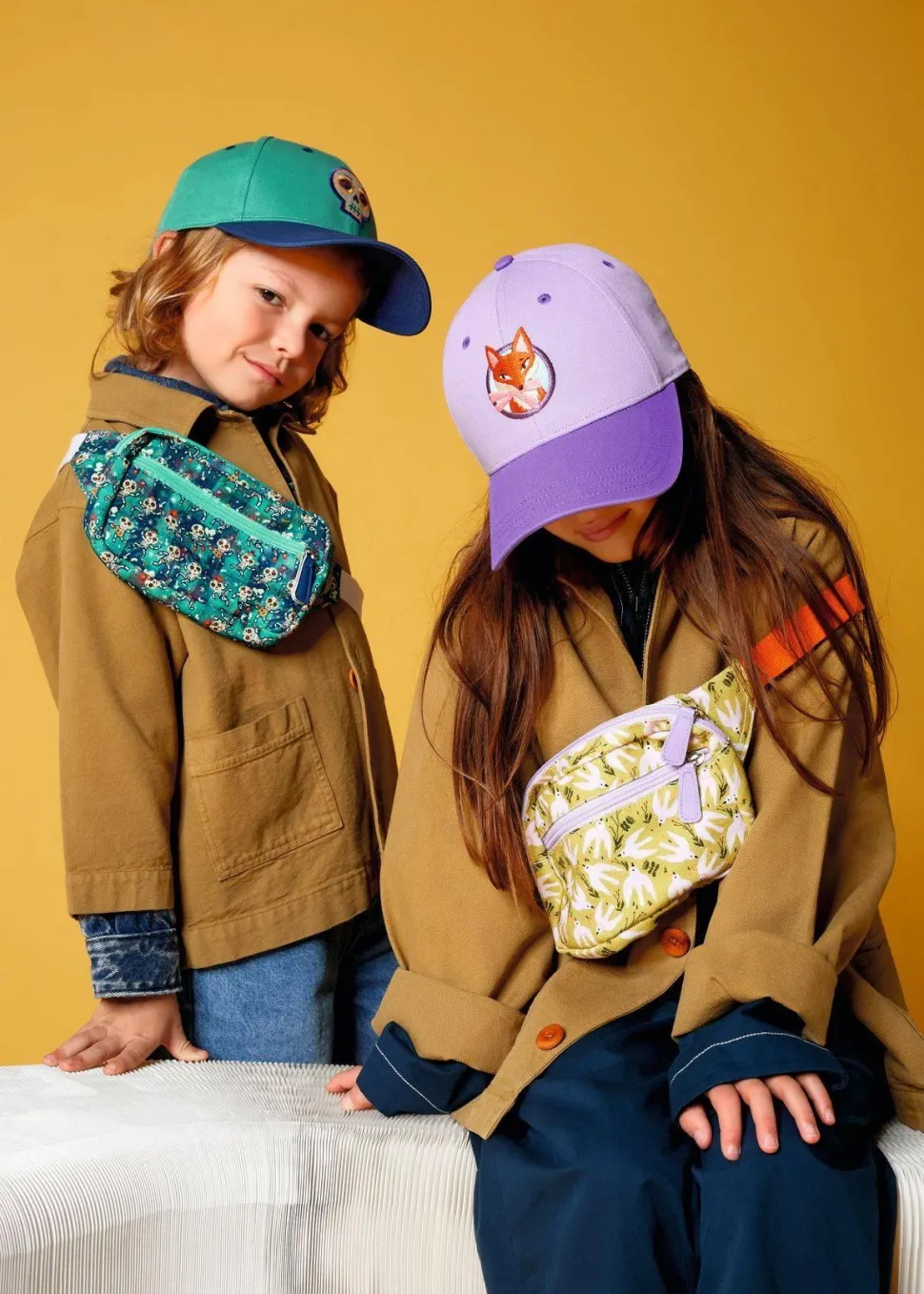 PETITE BAGAGERIE - LITTLE BIG ROOM : Sac banane - Squelettes - Djeco