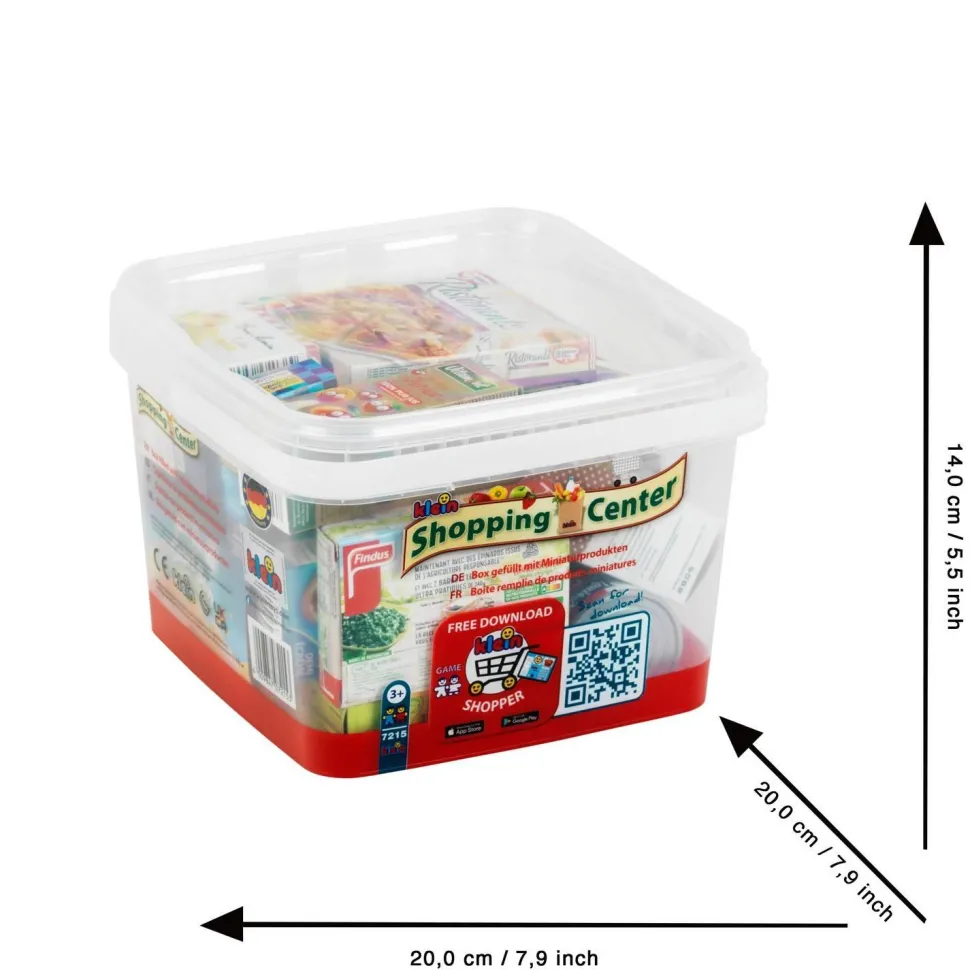 Petite boîte en plastique garnie de produits français - Klein