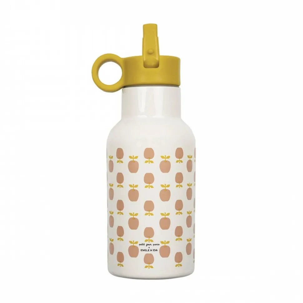 PETITE GOURDE ISOTHERME : POMME ÉMILE & IDA (0.35L) - Petit Jour Paris