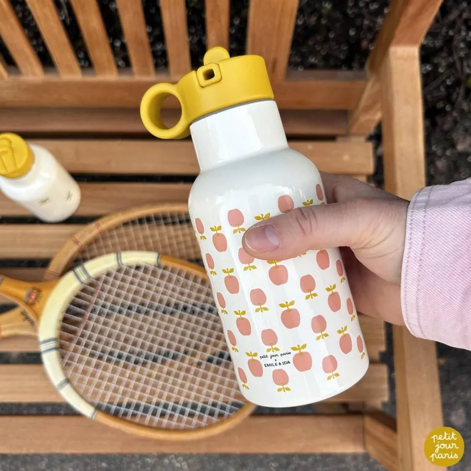 PETITE GOURDE ISOTHERME : POMME ÉMILE & IDA (0.35L) - Petit Jour Paris