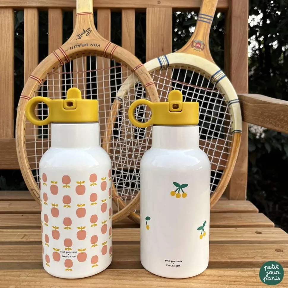 PETITE GOURDE ISOTHERME : POMME ÉMILE & IDA (0.35L) - Petit Jour Paris