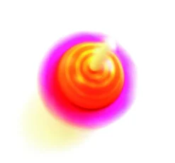 Petite toupie en bois motif animal - Eduplay