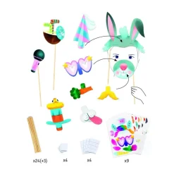 Photobooth à créer : La fiesta des animaux - Djeco