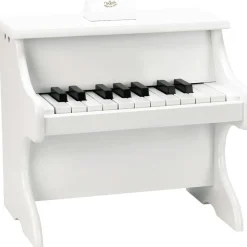 Piano blanc 18 touches avec partition - Vilac