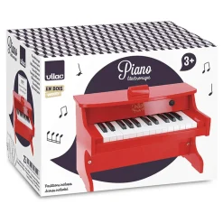 Piano électronique en bois - Rouge - Vilac