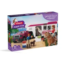 Pick-up et sa grande remorque équestre - Schleich