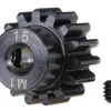Pignon Moteur 15 Dts Renforce - 1.0 Metric Pitch - 5 Mm - Traxxas - Traxxas