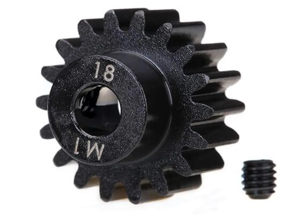 Pignon Moteur 18 Dts Renforce - 1.0 Metric Pitch - 5 Mm - Traxxas - Traxxas