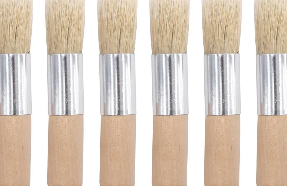 Pinceau en bois 18mm 6 pièces - Eduplay