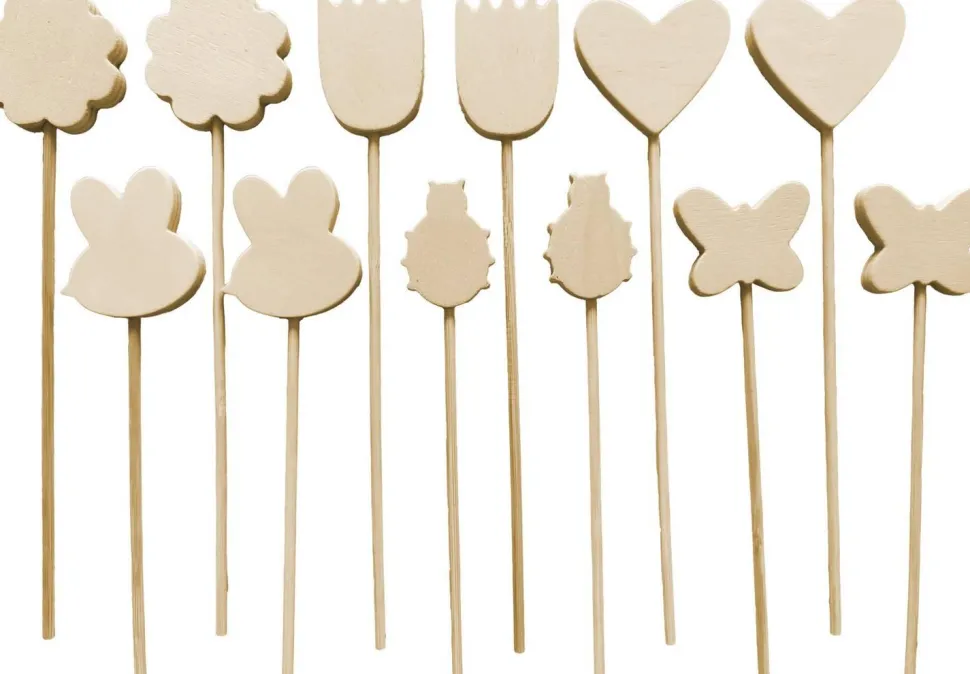 Piques à fleurs, set de 2 x 6 pièces - Eduplay