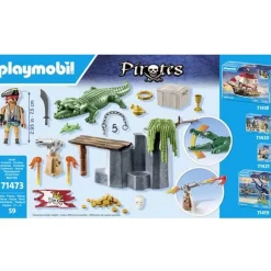 Pirate avec alligator - Playmobil