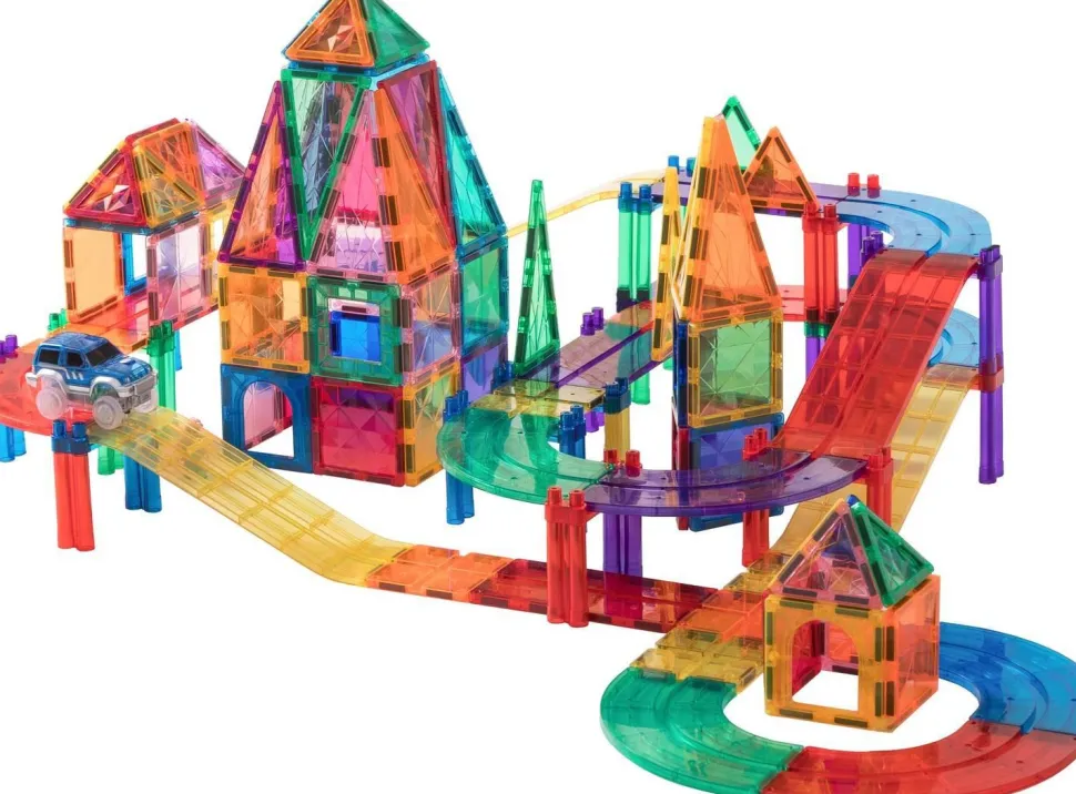 Piste de course magnétique 120 pièces - Eduplay