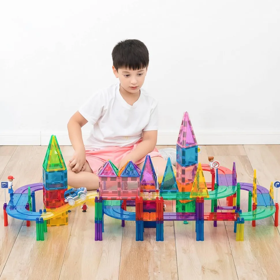 Piste de course magnétique 120 pièces - Eduplay