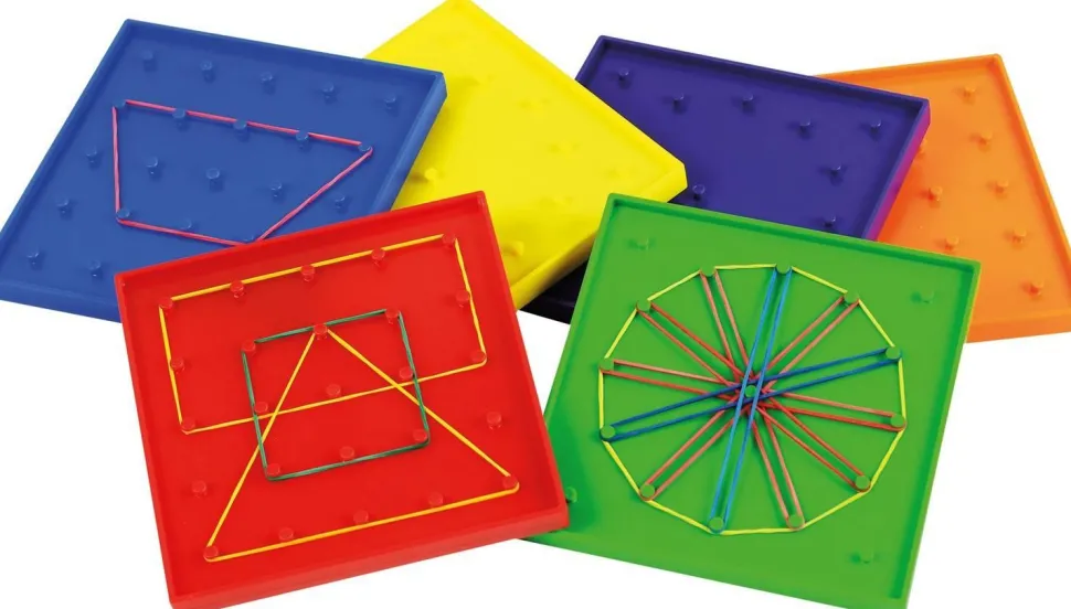 Planche Géo, set de 6, 12,5 cm - Eduplay