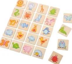 Plaques de reconnaissance animaux bois - Eduplay