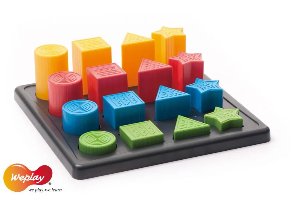 Plateau géométrique assorti - Eduplay