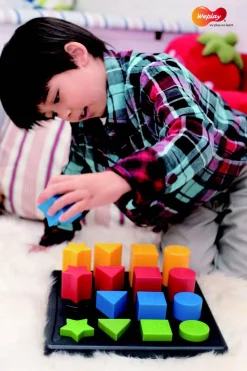 Plateau géométrique assorti - Eduplay