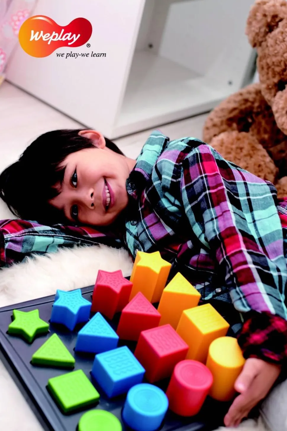 Plateau géométrique assorti - Eduplay