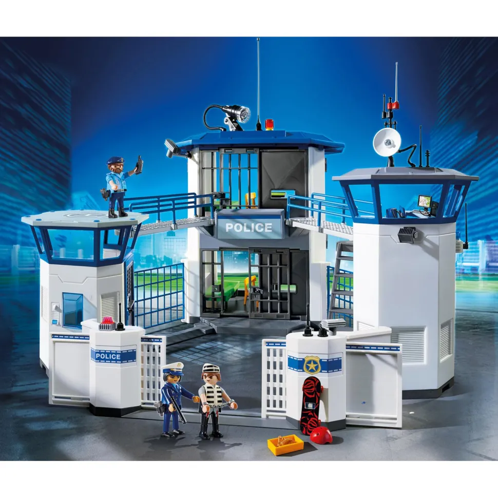 Playmobil 6919 City Action : Commissariat de police avec prison - Playmobil