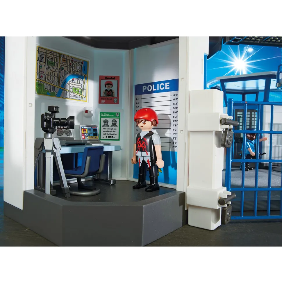 Playmobil 6919 City Action : Commissariat de police avec prison - Playmobil